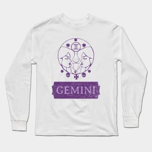 gemini zodiac sign test Long Sleeve T-Shirt